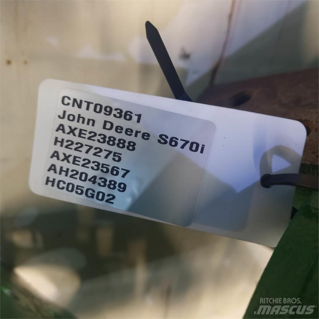 John Deere S670 Egyéb mezőgazdasági gépek
