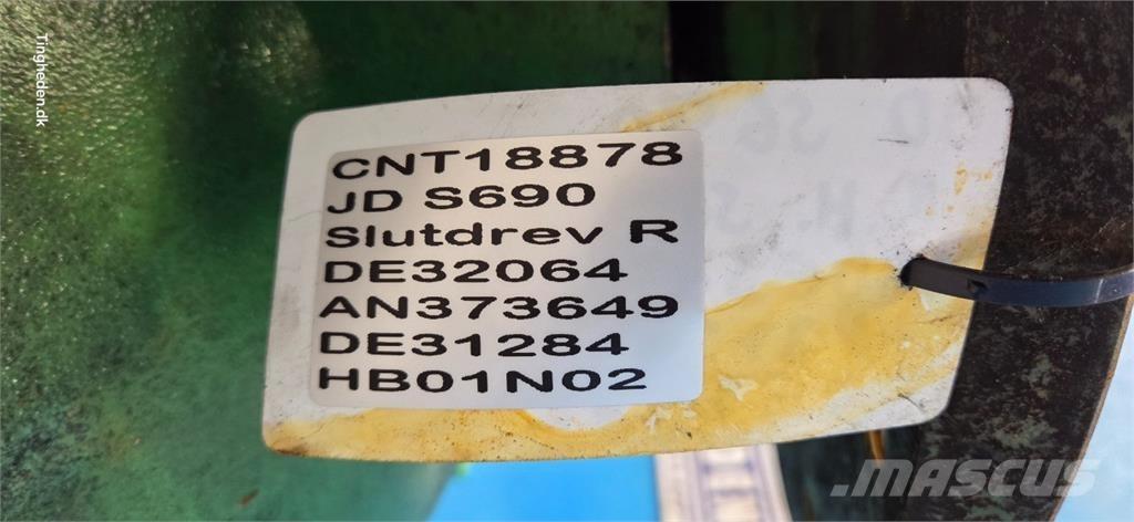 John Deere S690 Kombájn tartozékok