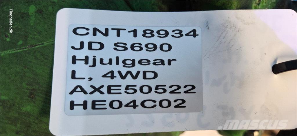 John Deere S690 Kombájn tartozékok