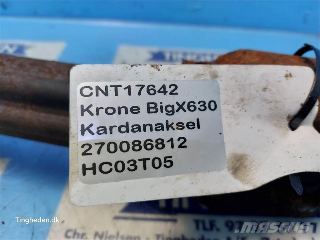 Krone Big X 630 széna- és takarmánygép tartozékok