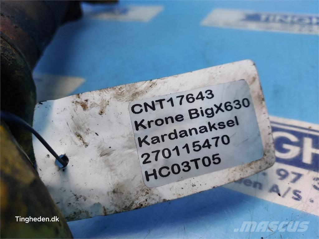 Krone Big X 630 széna- és takarmánygép tartozékok