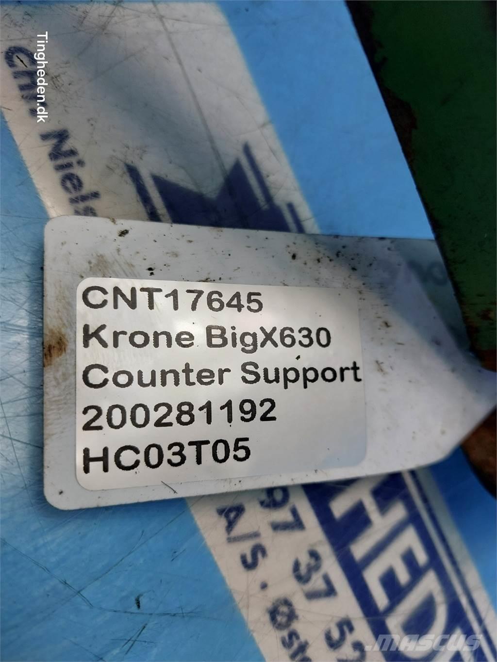 Krone Big X 630 széna- és takarmánygép tartozékok