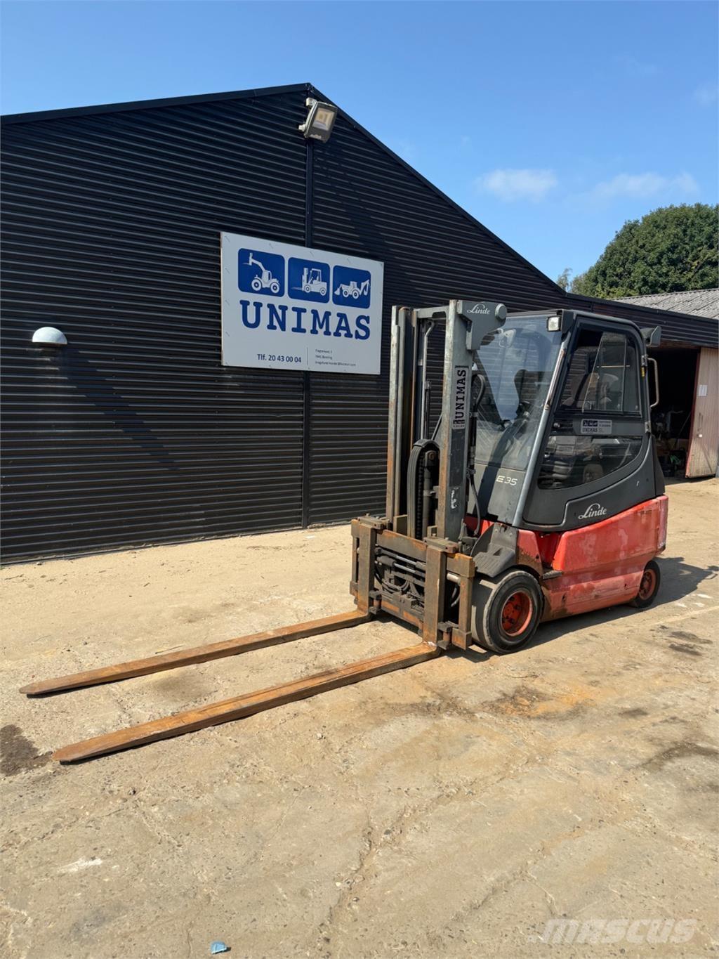 Linde E35 Elektromos targoncák