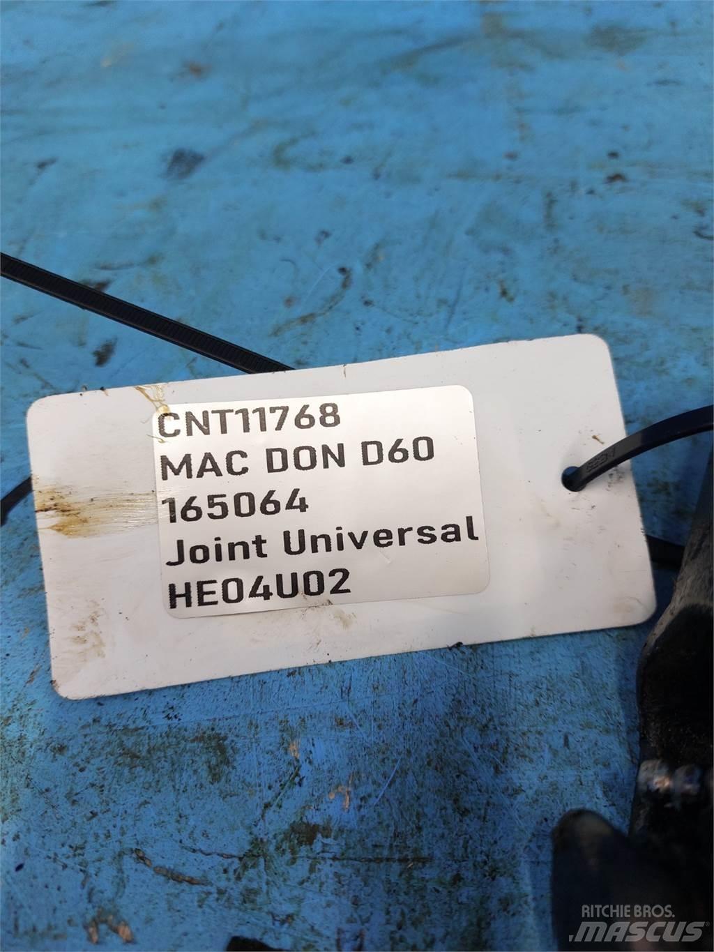 MacDon D60 Kombájn tartozékok