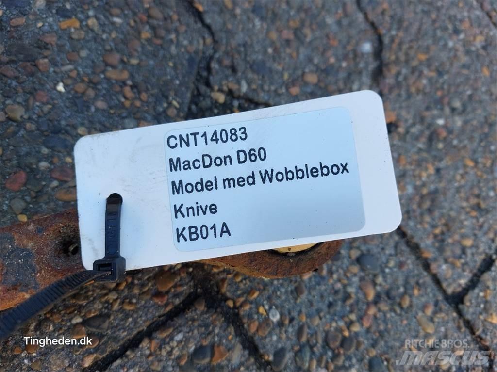 MacDon D60 Kombájn tartozékok