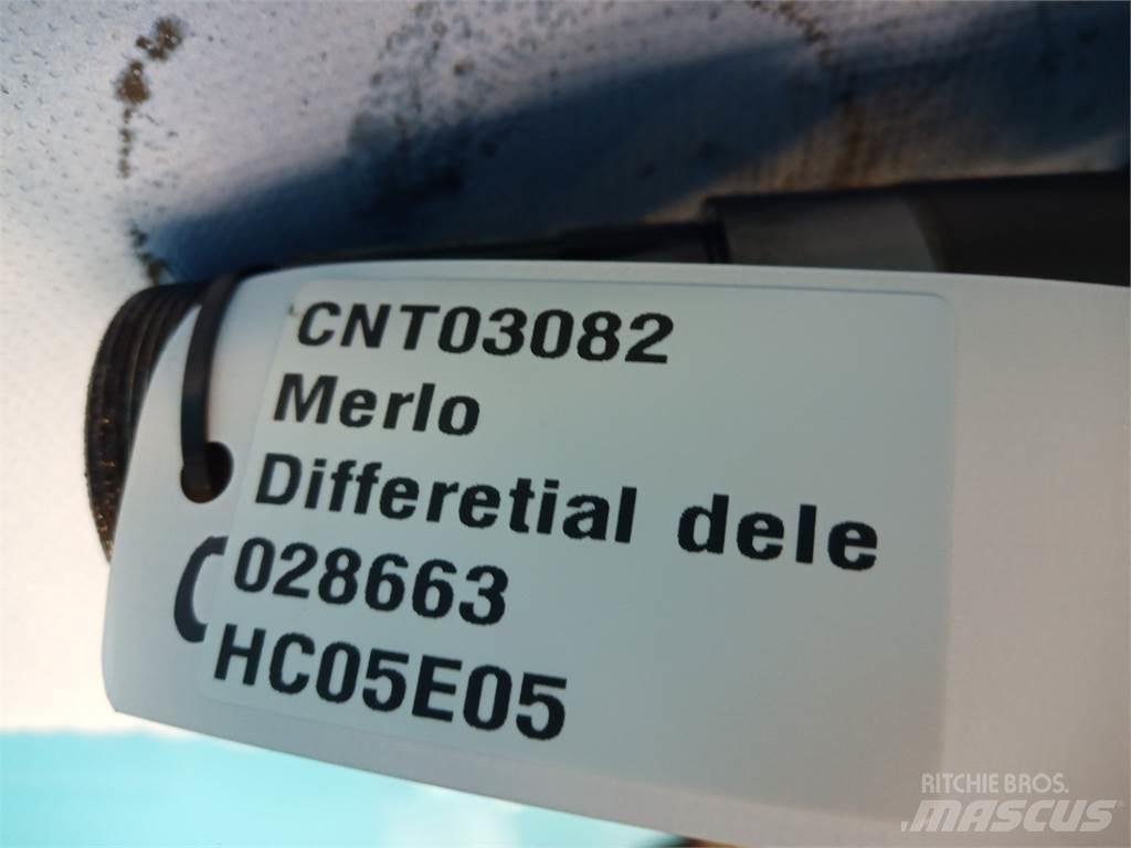 Merlo 40.7 Tengelyek