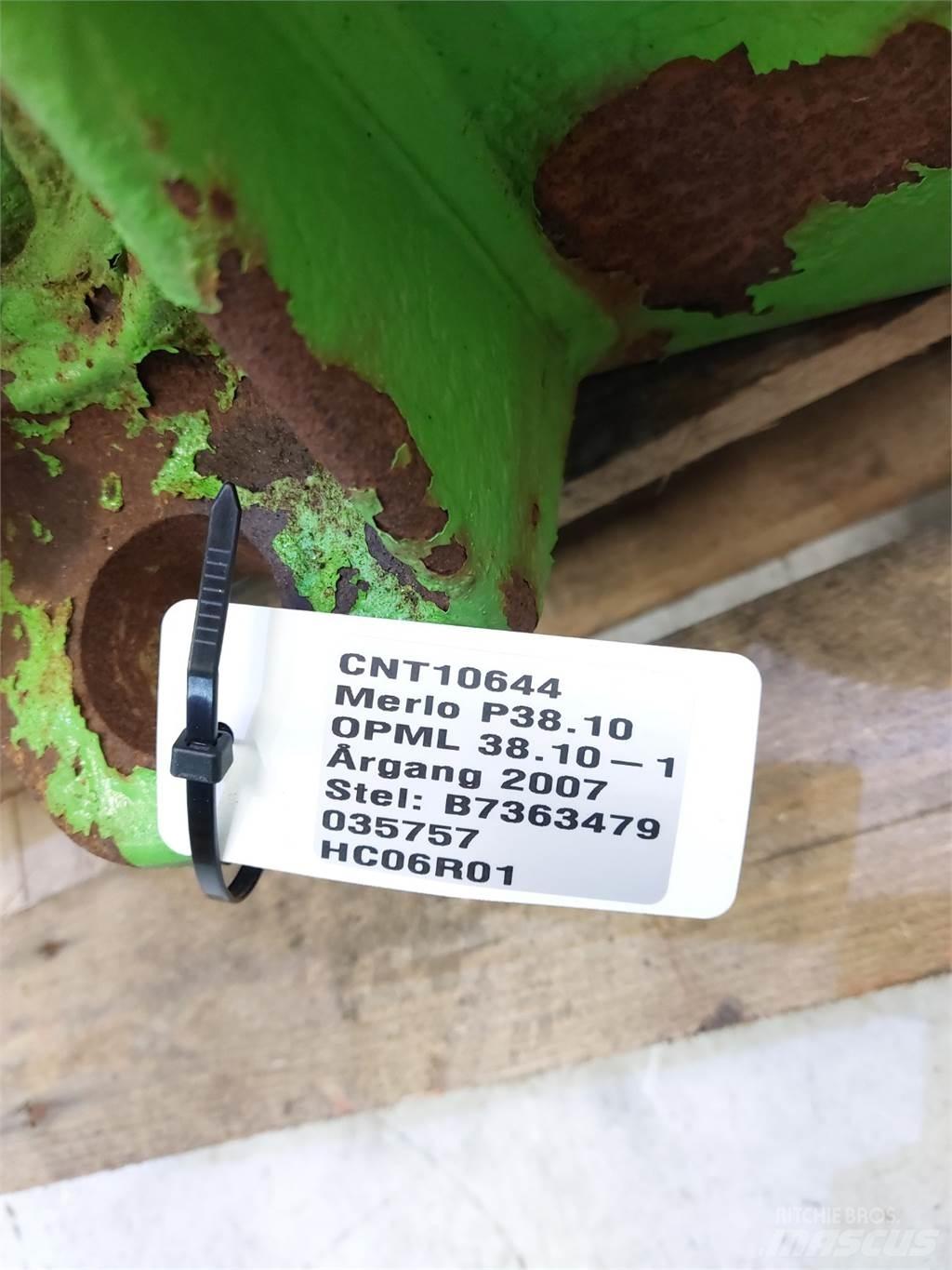 Merlo P38.10 Tengelyek