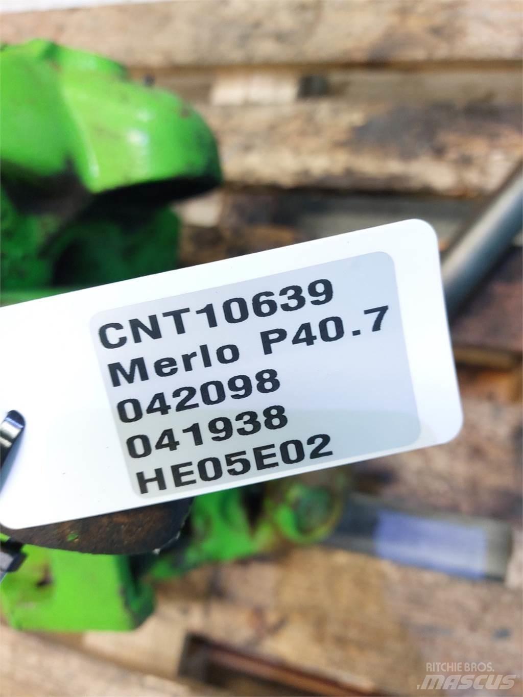 Merlo P40.7 Tengelyek