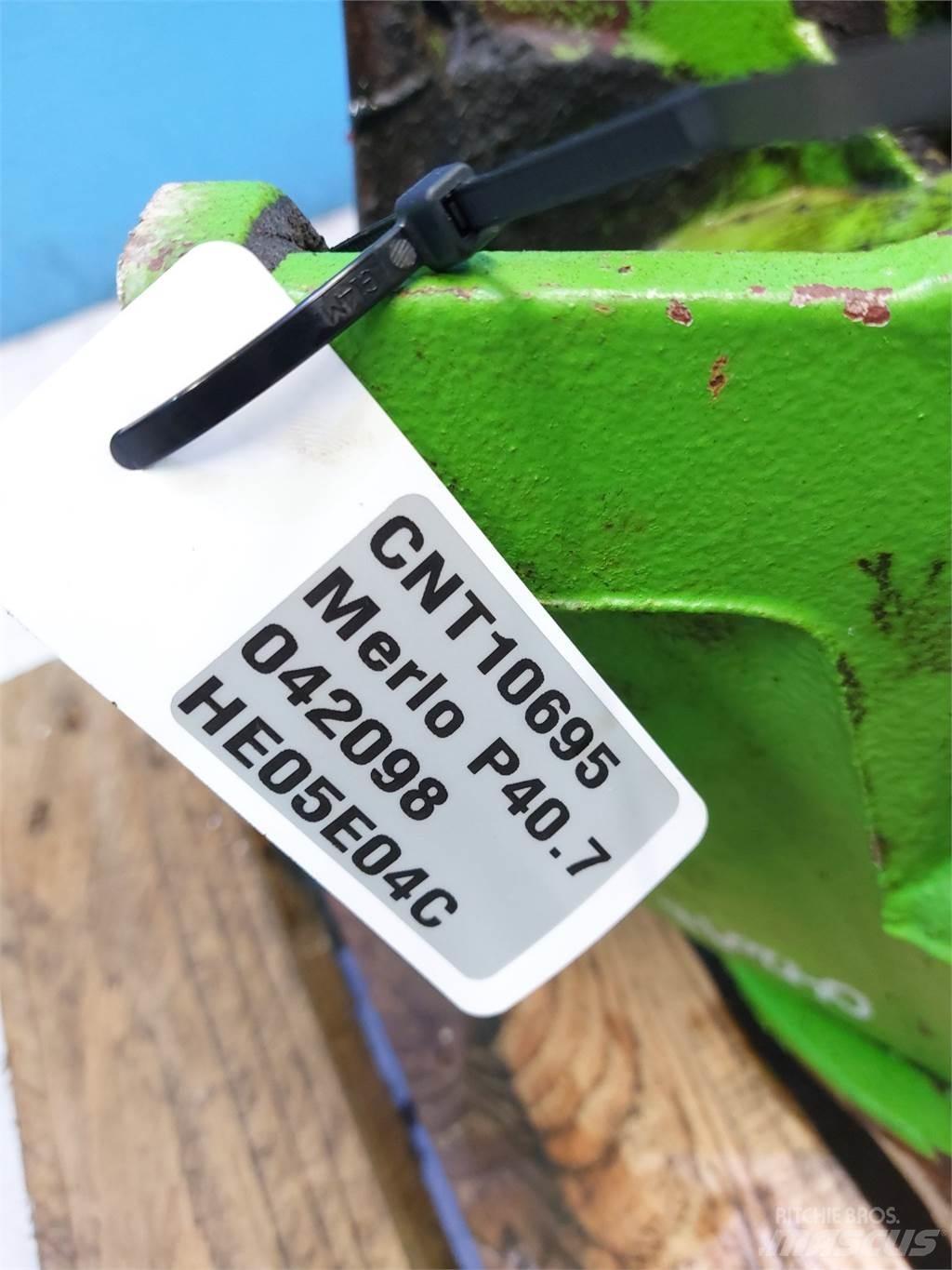 Merlo P40.7 Tengelyek