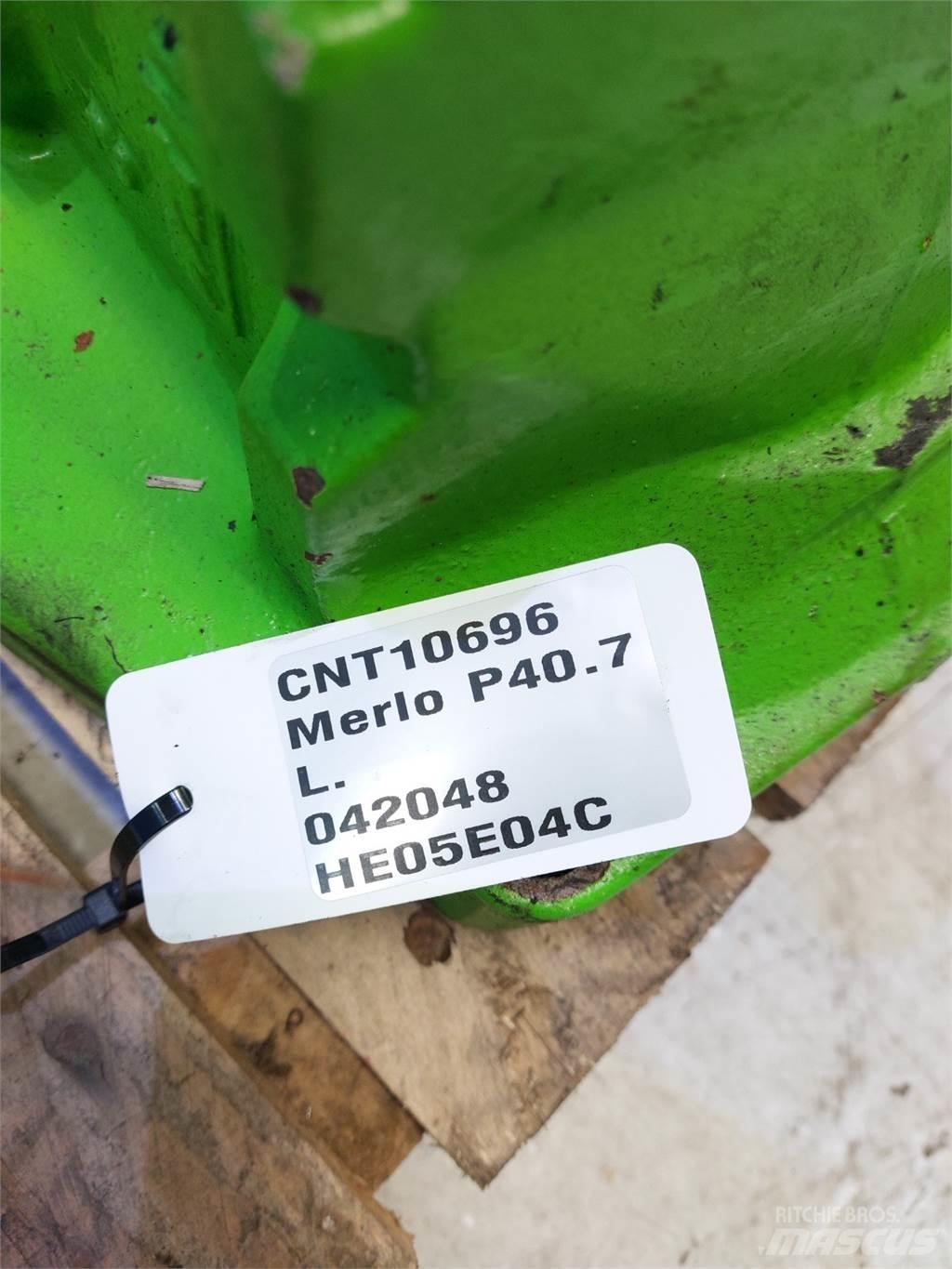 Merlo P40.7 Tengelyek