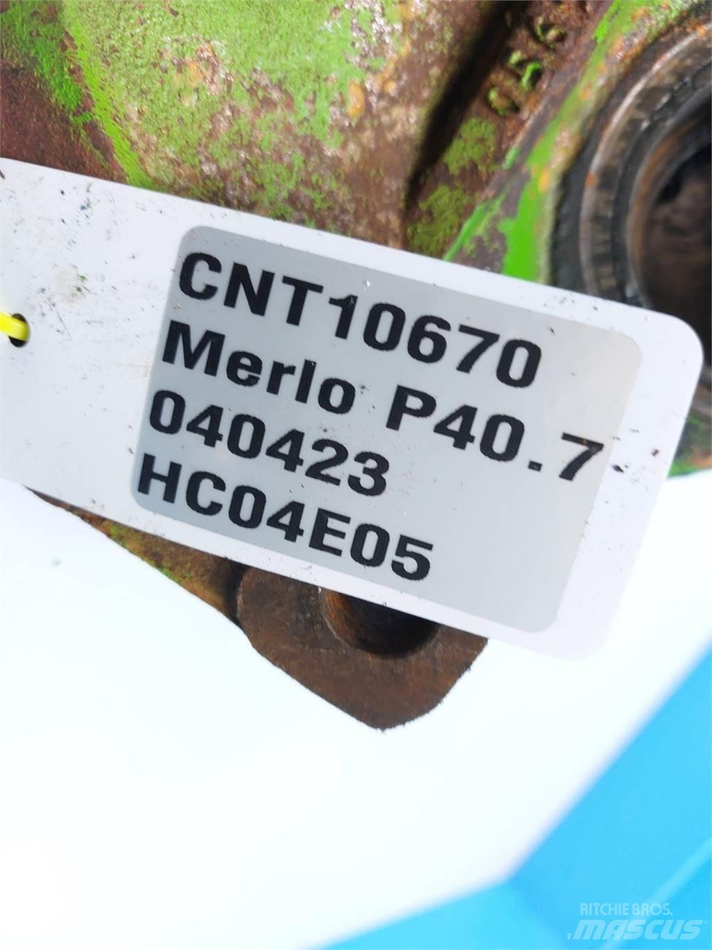 Merlo P41.7 Tengelyek