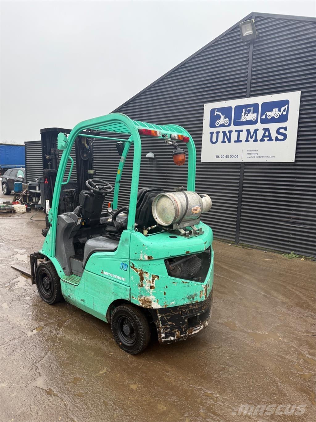 Mitsubishi FG18 Gázüzemű targoncák