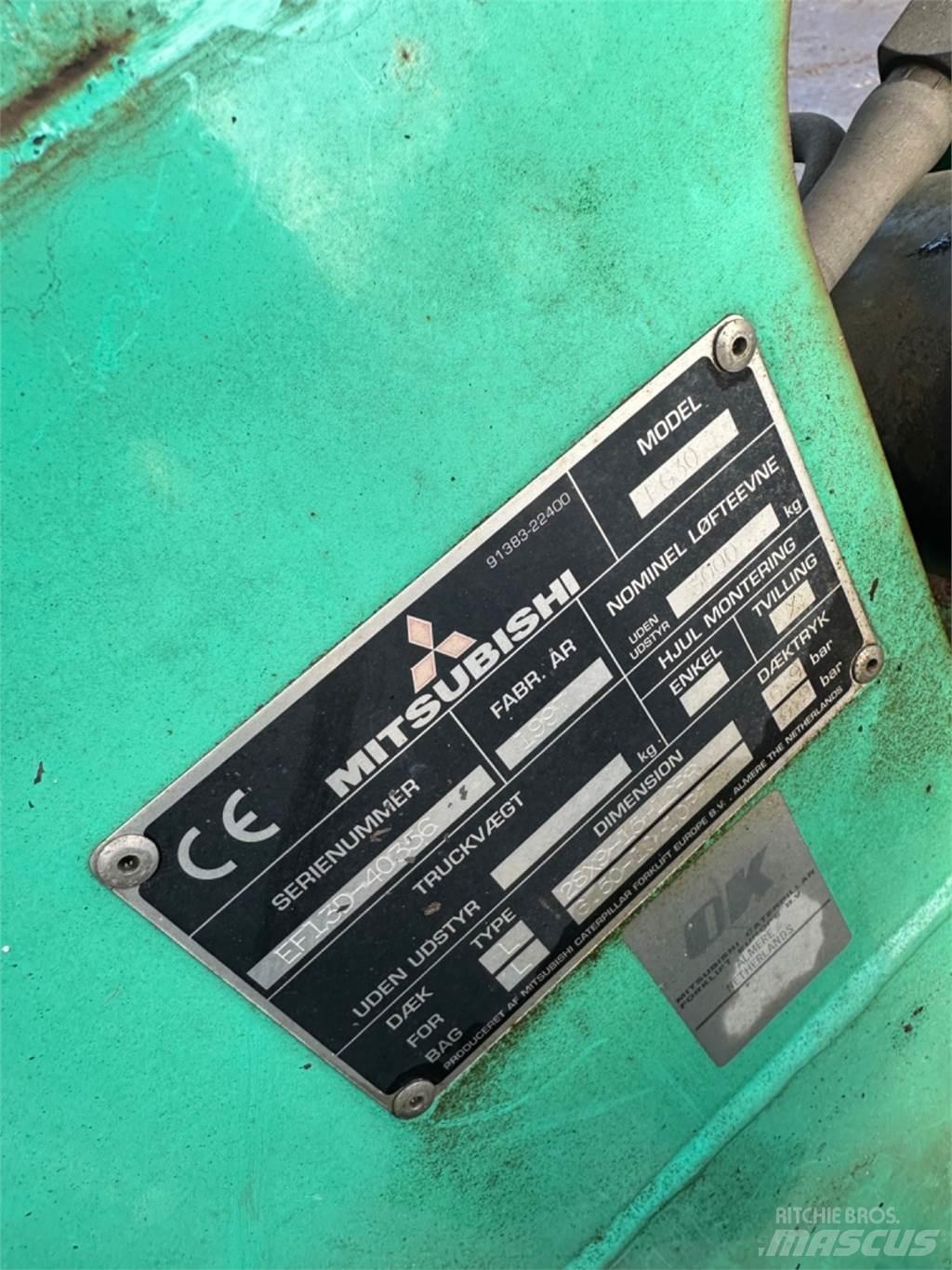 Mitsubishi FG30 Gázüzemű targoncák