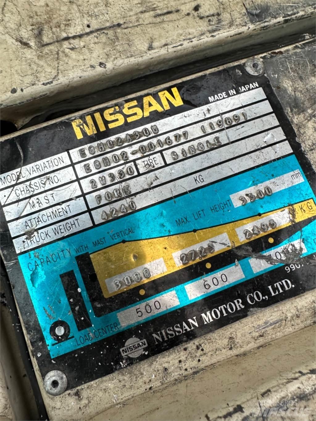 Nissan FD30 Dízel targoncák