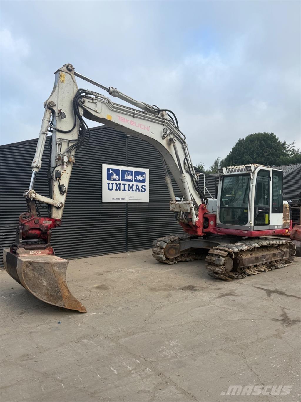 Takeuchi TB1140 Lánctalpas kotrók