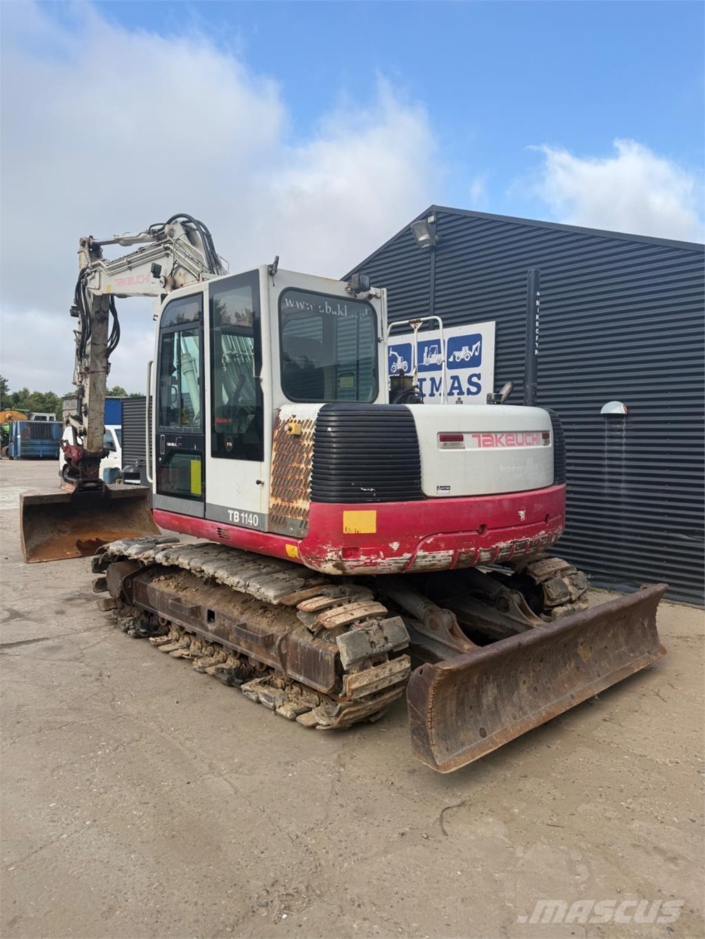 Takeuchi TB1140 Lánctalpas kotrók