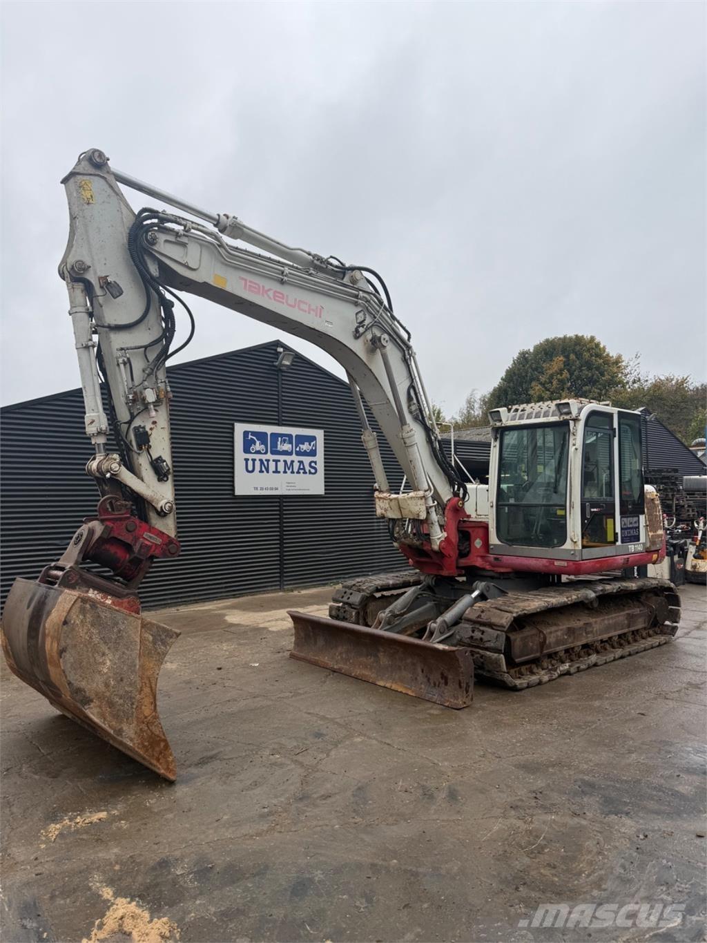 Takeuchi TB1140 Lánctalpas kotrók