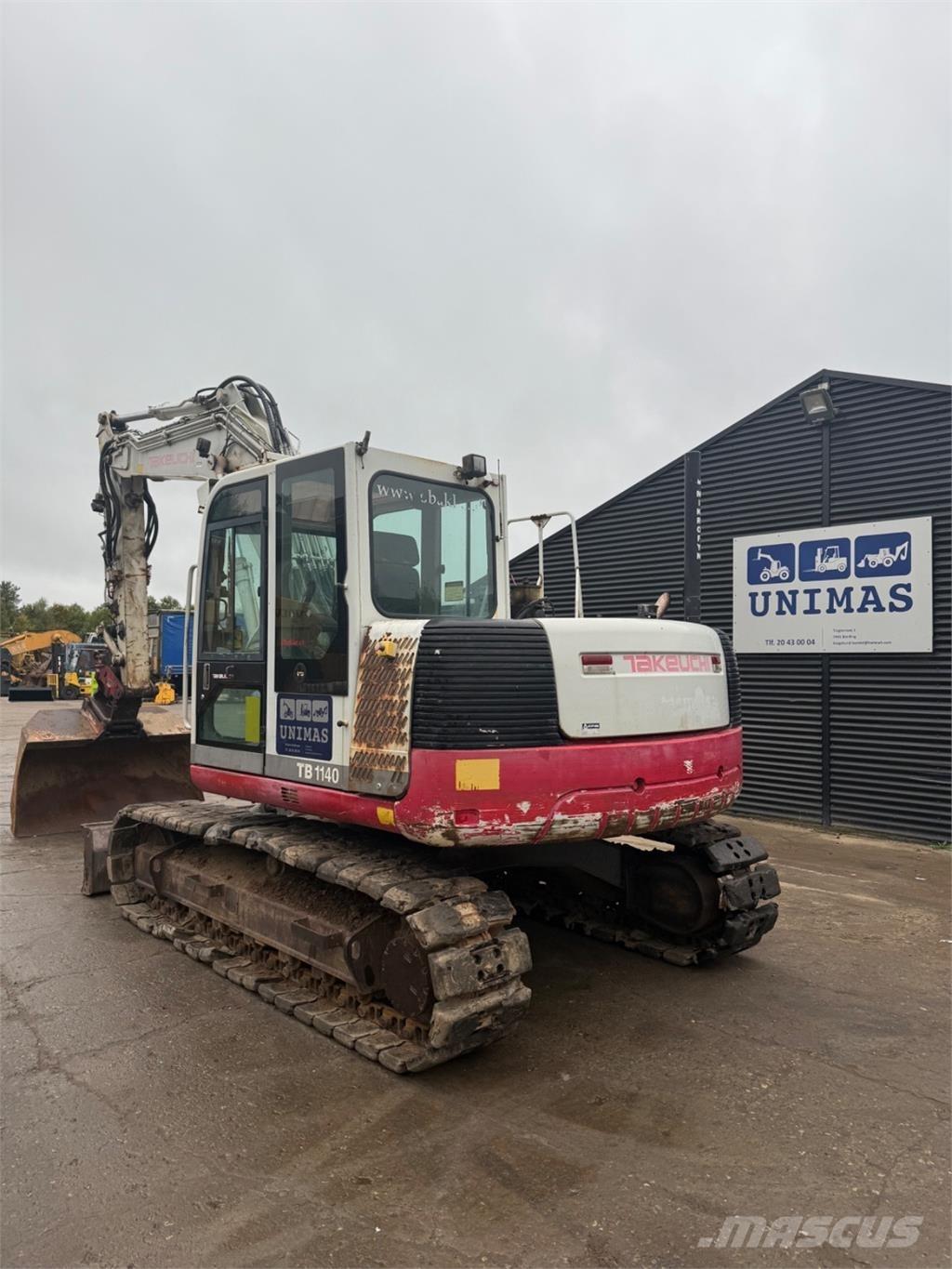 Takeuchi TB1140 Lánctalpas kotrók
