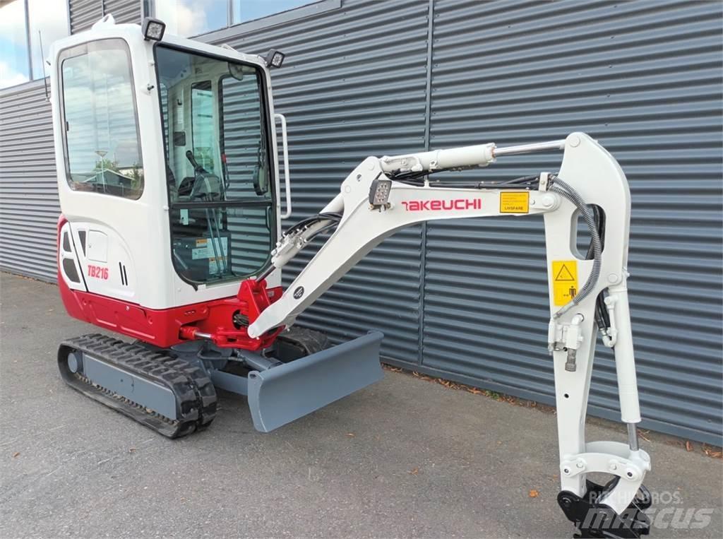 Takeuchi tb216 Mini kotrók < 7t