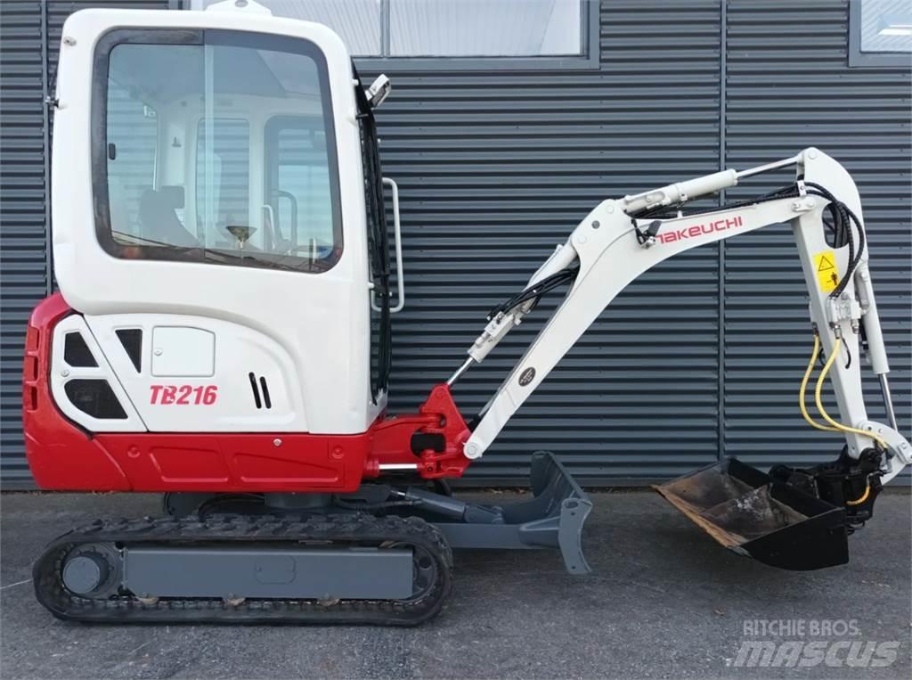 Takeuchi tb216 Mini kotrók < 7t