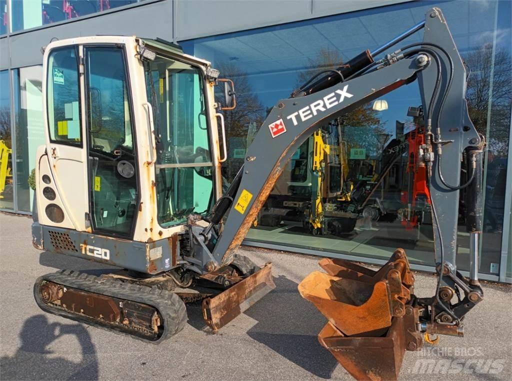 Terex tc20 Mini kotrók < 7t