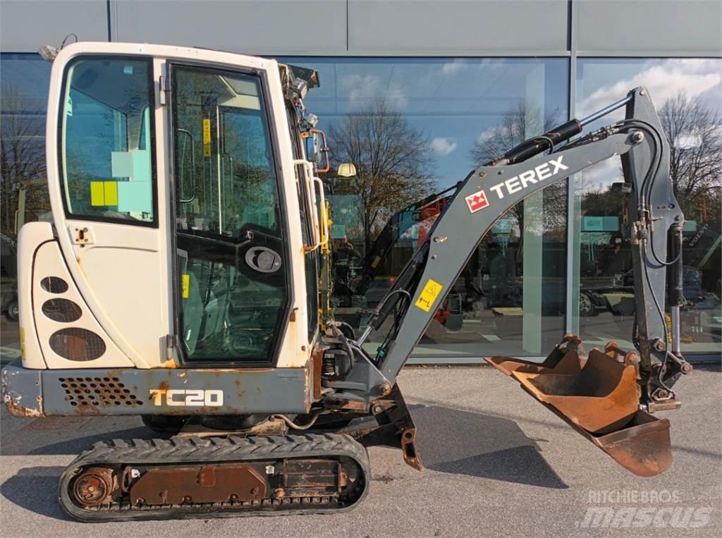 Terex tc20 Mini kotrók < 7t