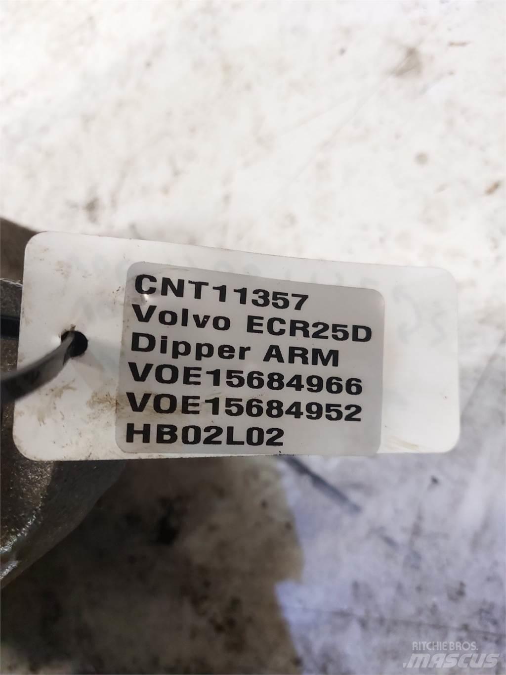 Volvo ECR25D Gémek és dipperek