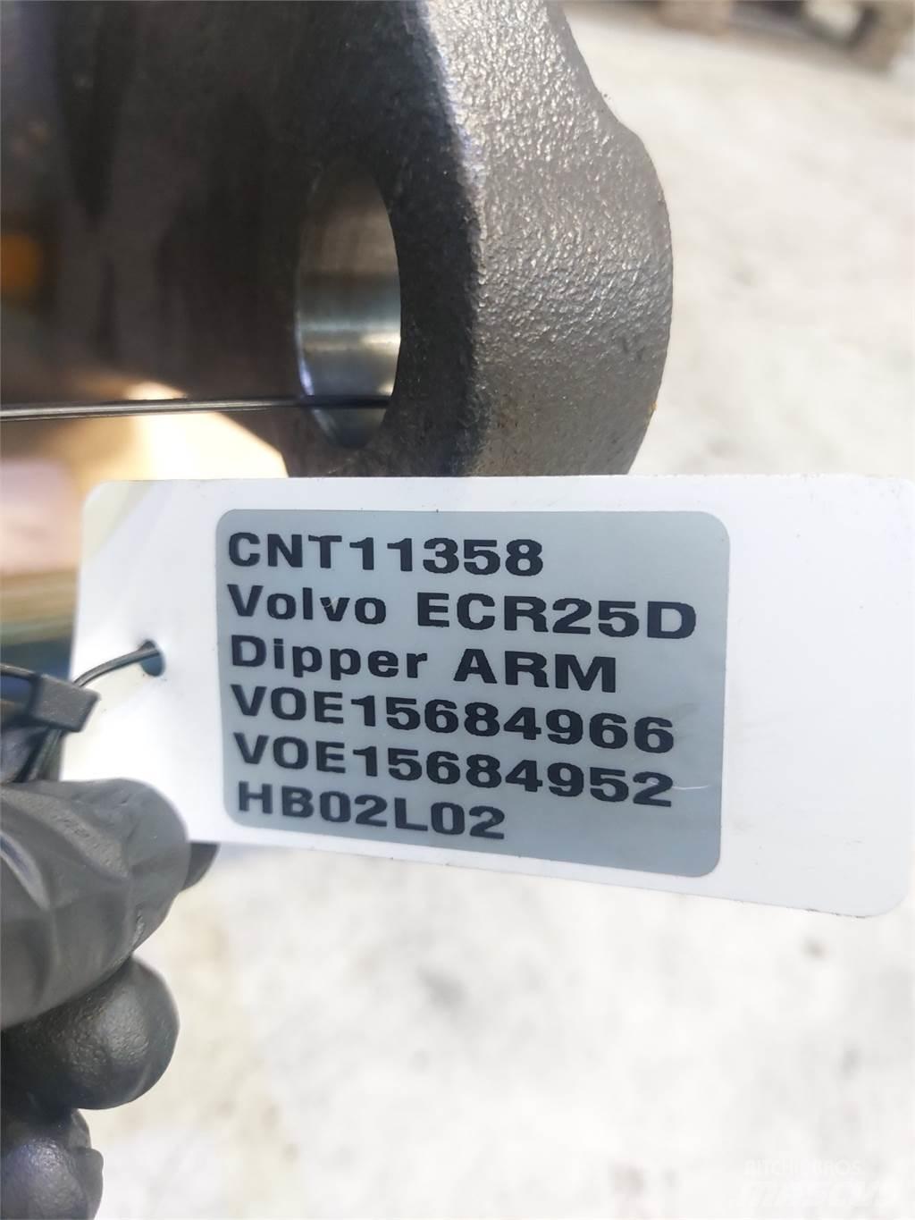 Volvo ECR25D Gémek és dipperek