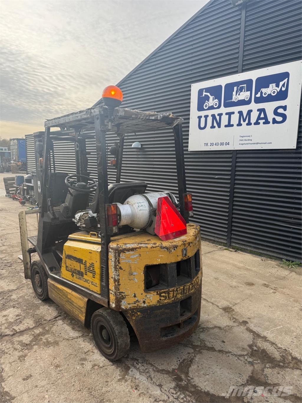 Yale FG14 Gázüzemű targoncák