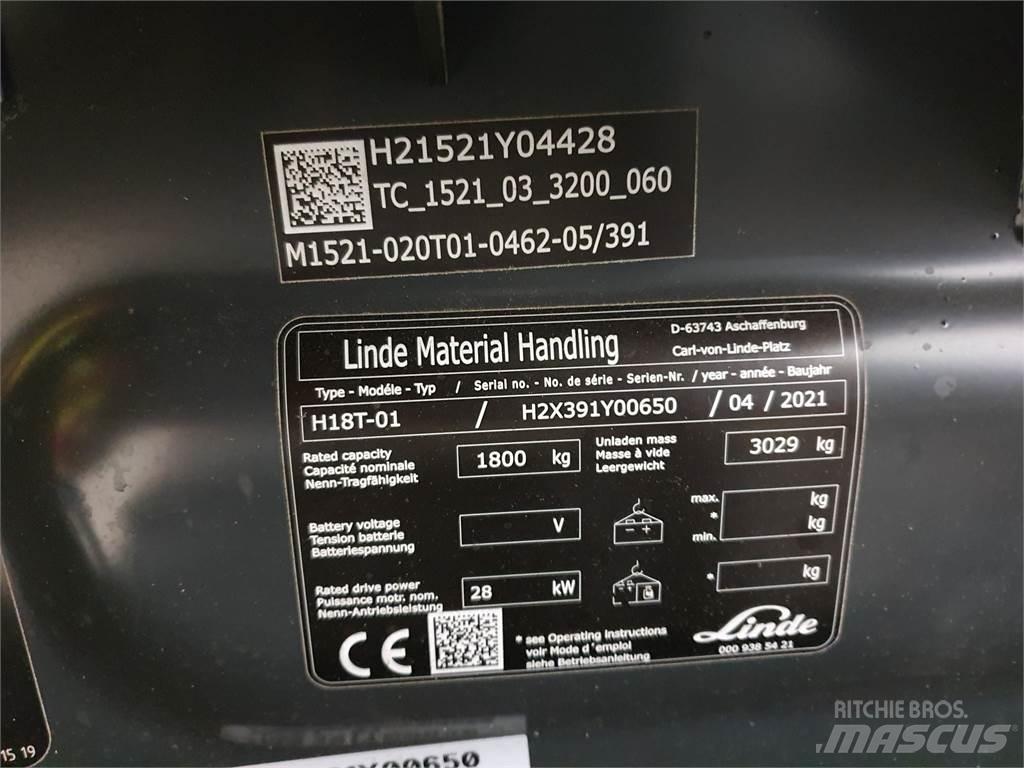 Linde H18T Gázüzemű targoncák