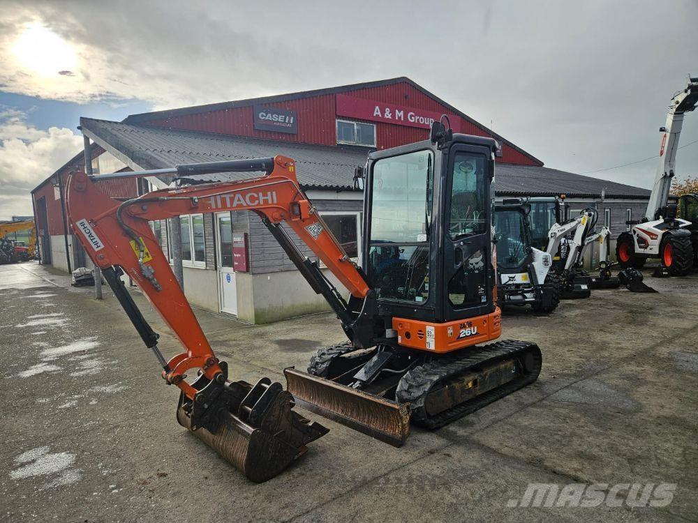 Hitachi ZX26U Lánctalpas kotrók