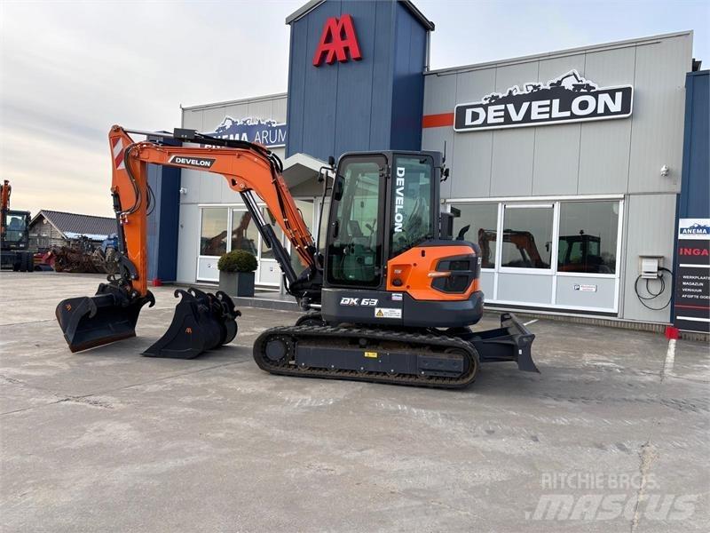 Develon DX63-7 Közepes (midi) kotrók 7 t - 12 t