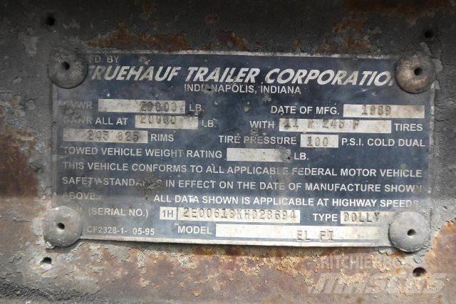 Fruehauf ELFI Dolly trailer