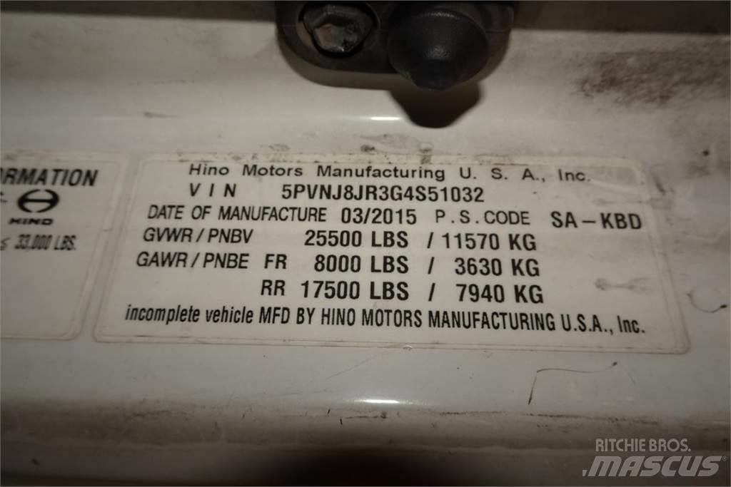 Hino 258 Dobozos teherautók