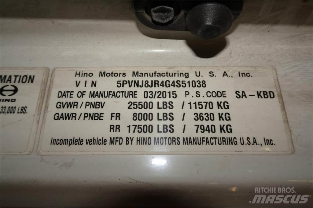 Hino 258 Dobozos teherautók