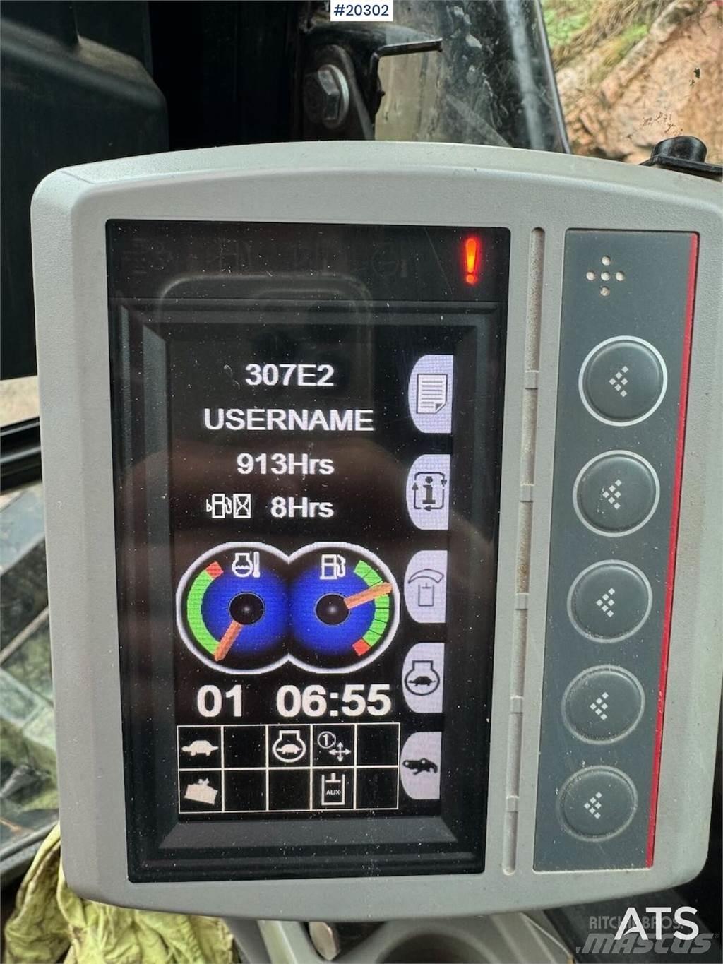 CAT 307E2 Lánctalpas kotrók