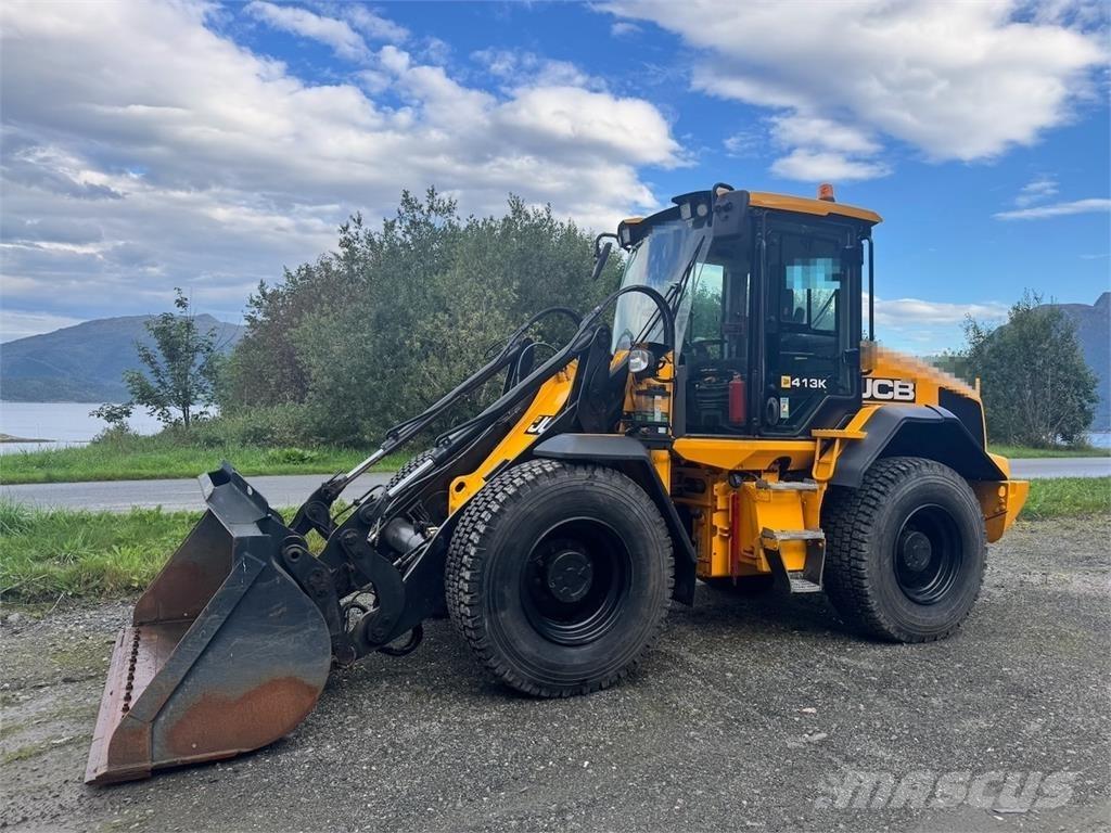 JCB 413K Gumikerekes homlokrakodók
