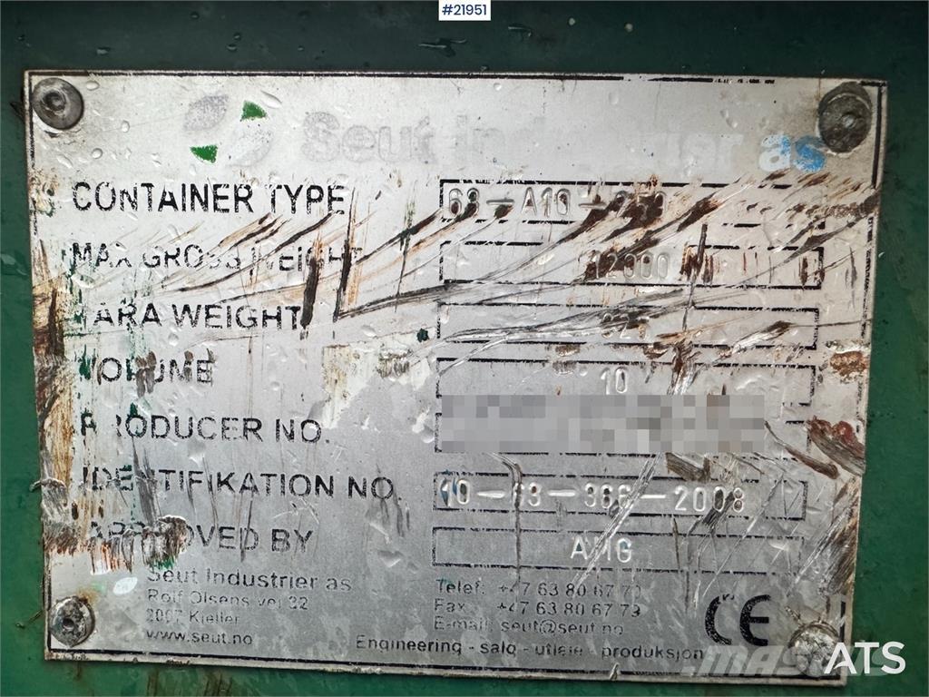  Liftcontainer 10m3 Speciális konténerek