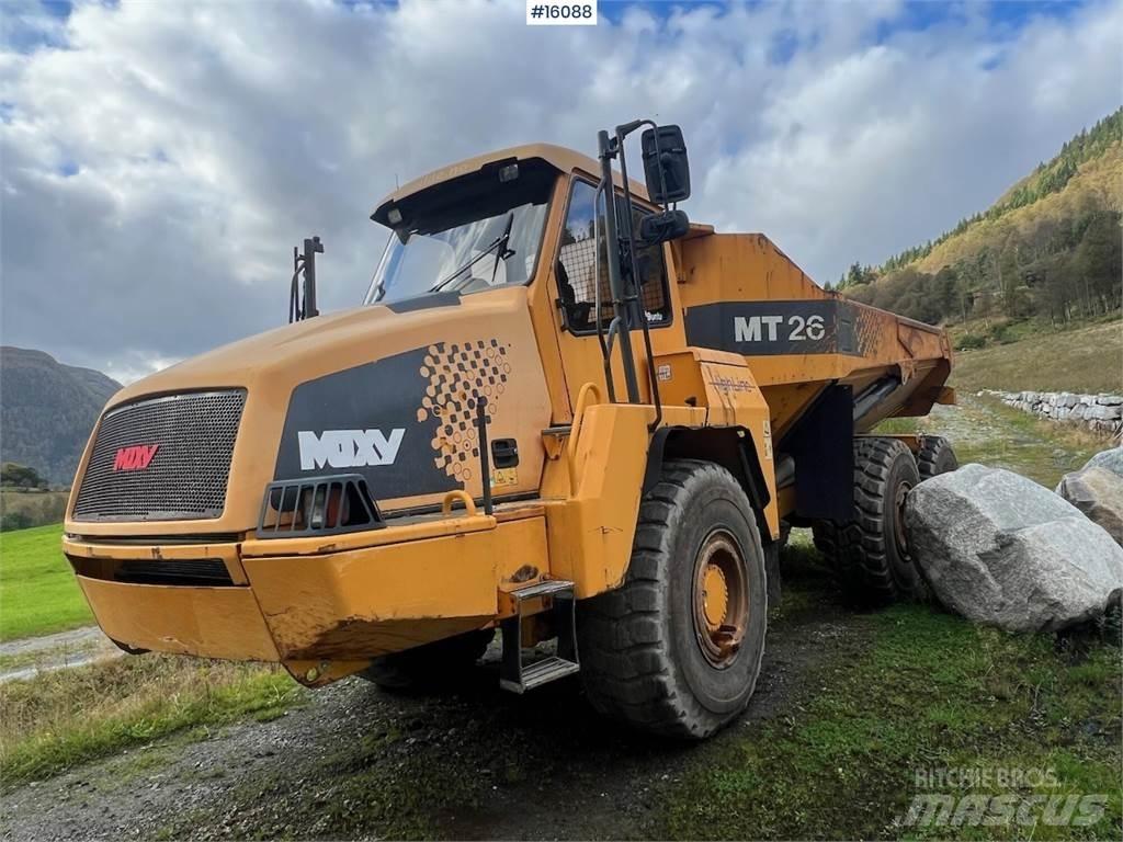 Moxy MT26 dumper. Mezei dömperek