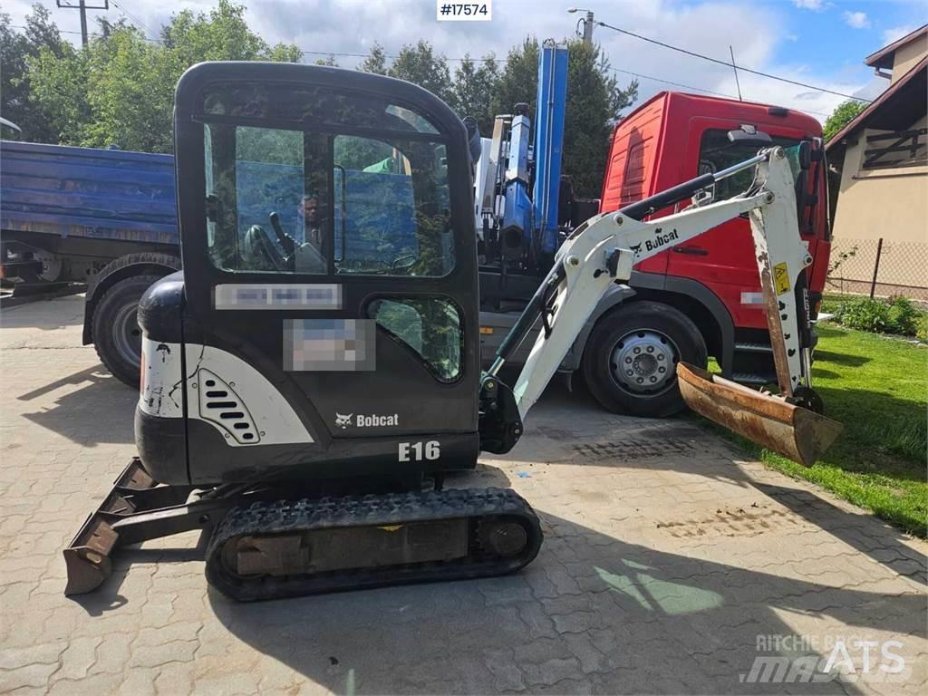 Bobcat E16 Mini kotrók < 7t
