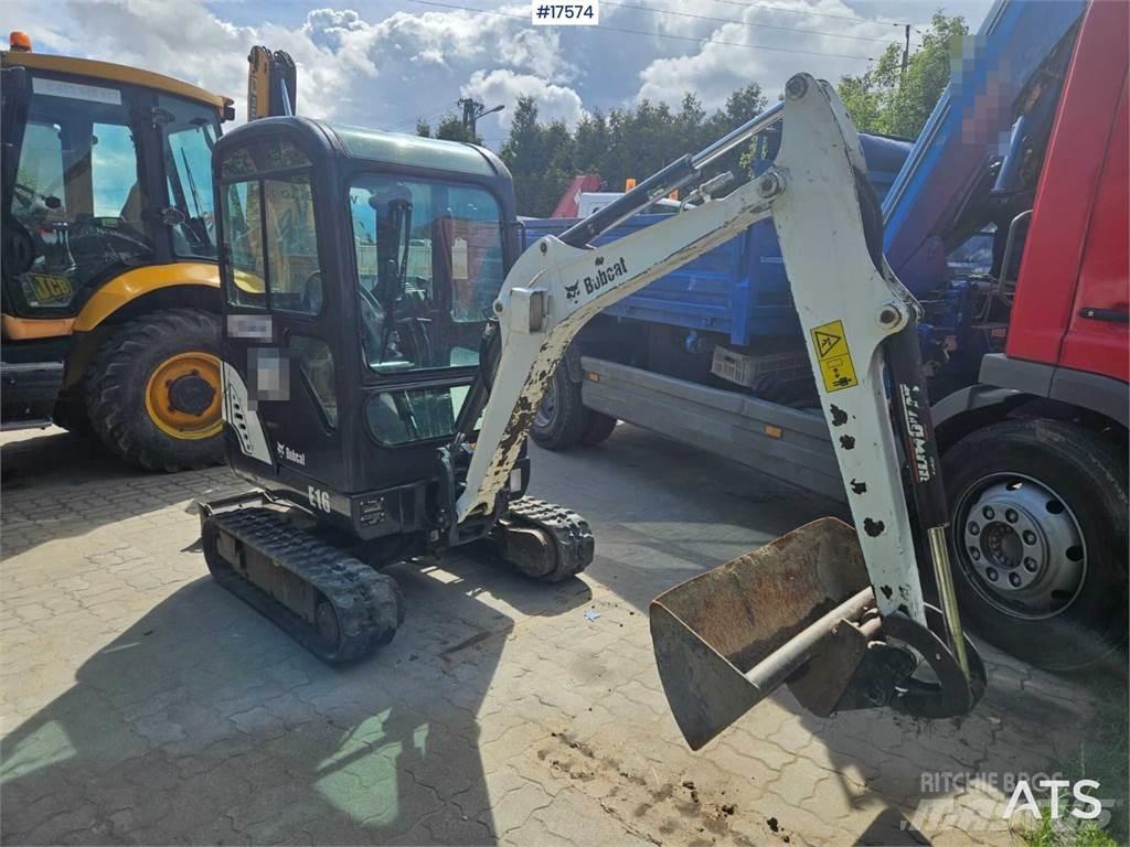 Bobcat E16 Mini kotrók < 7t