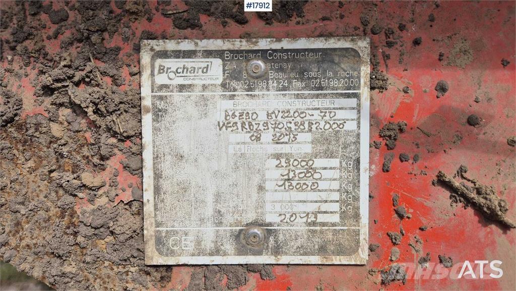 Brochard EV2200-OBS Trágyaszóró