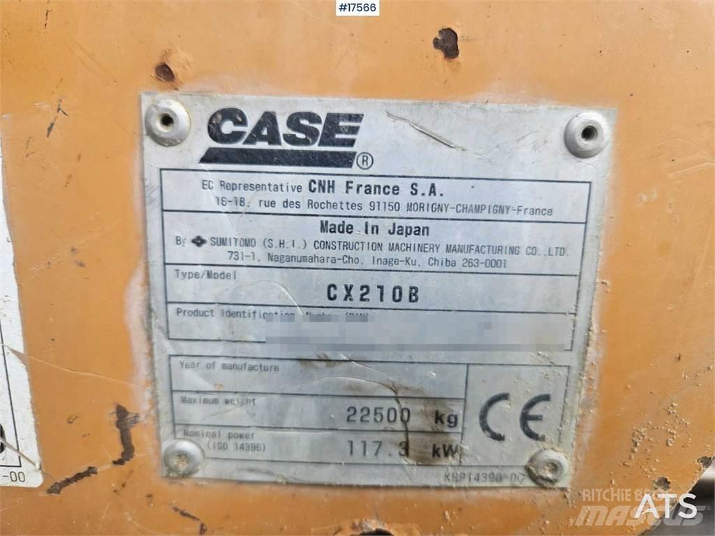 CASE CX210B Lánctalpas kotrók