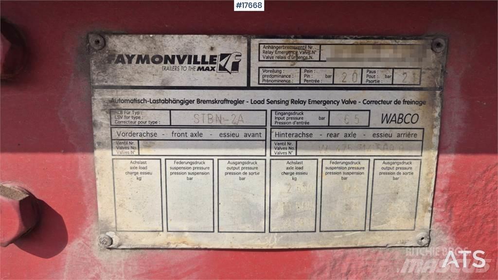 Faymonville STBN-2A Mélybölcsős félpótkocsik