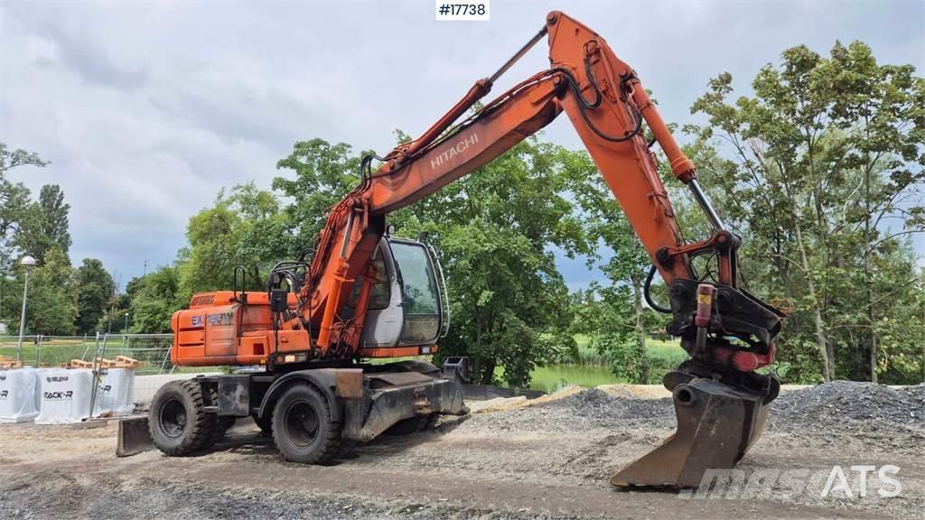 Hitachi EX 165W Gumikerekes kotrók