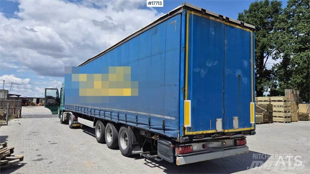 Krone SD Elhúzható ponyvás félpótkocsik
