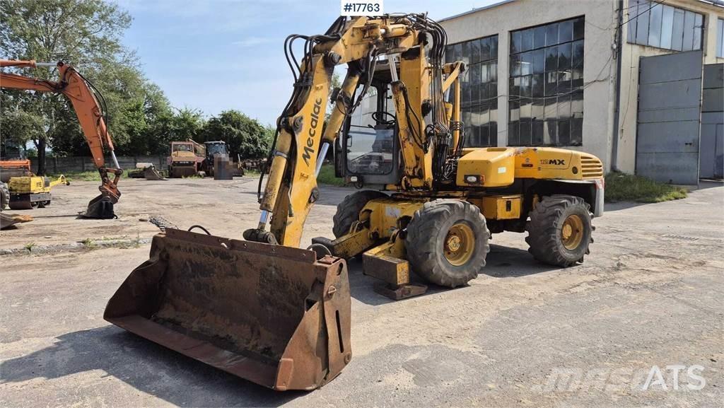 Mecalac 12MX Gumikerekes kotrók