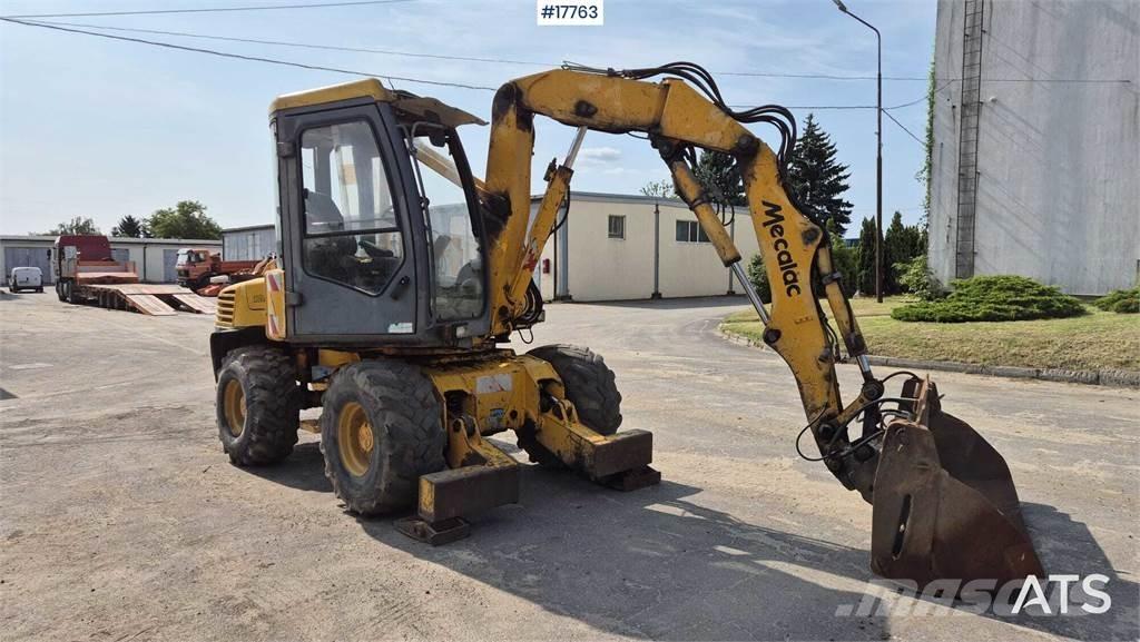 Mecalac 12MX Gumikerekes kotrók