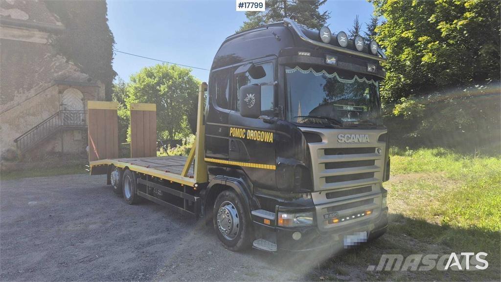 Scania R420 Platós/Csörlős teherautók