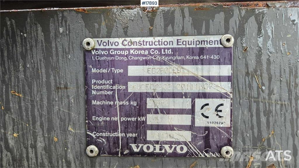 Volvo EC 290 CLD Lánctalpas kotrók